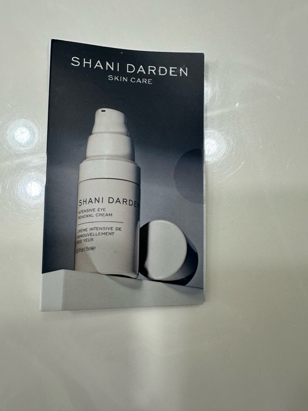 🦋 3/$9 Shani Darden Skin Care Intensive Eye Renewal Cream Sample 3ml Brand New